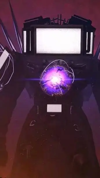 ai character: Titan tv man  background