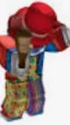 ai character: freshfrenchfries  background