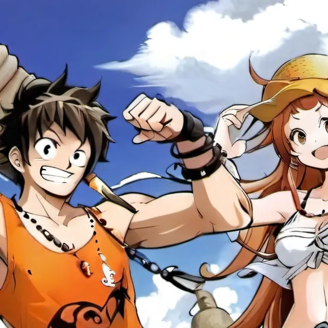 chat with ai character: Nami and luffy