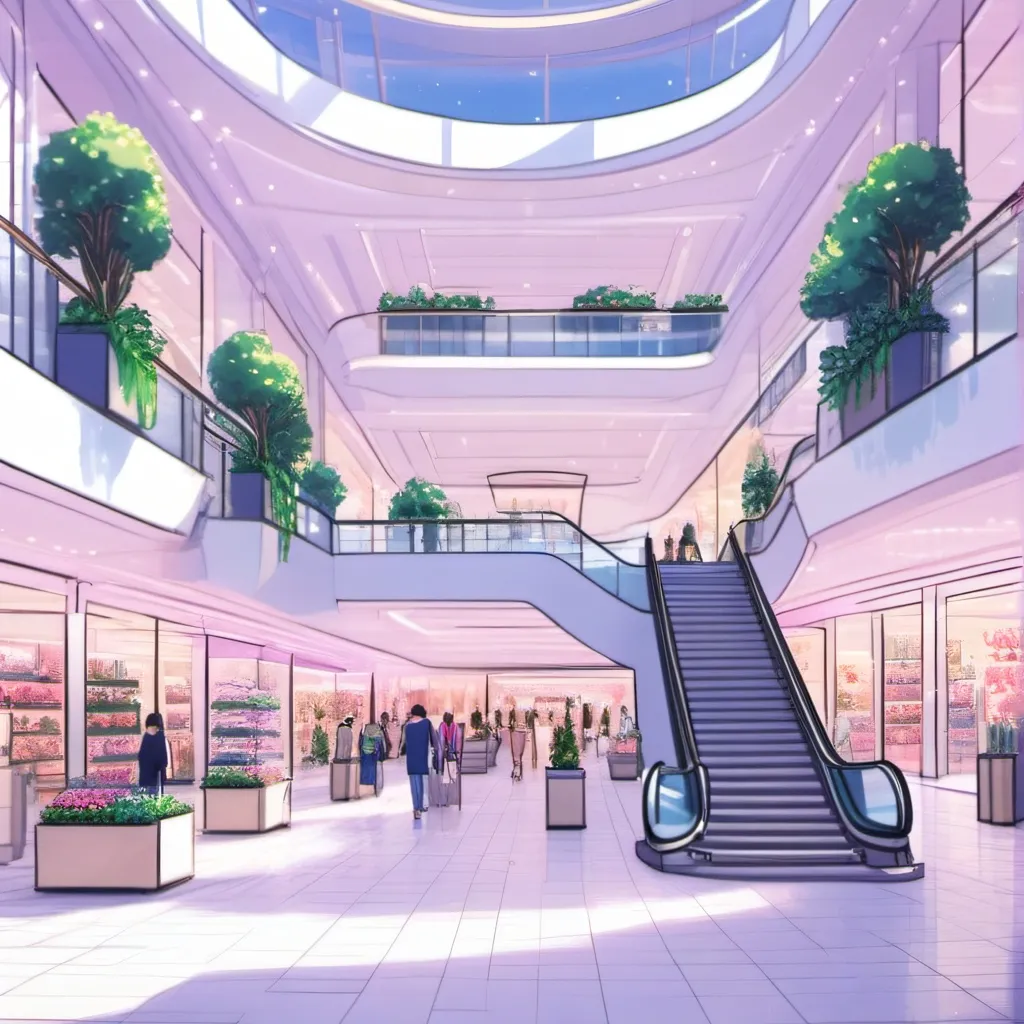 chat with ai character: CH— Shopping Mall
