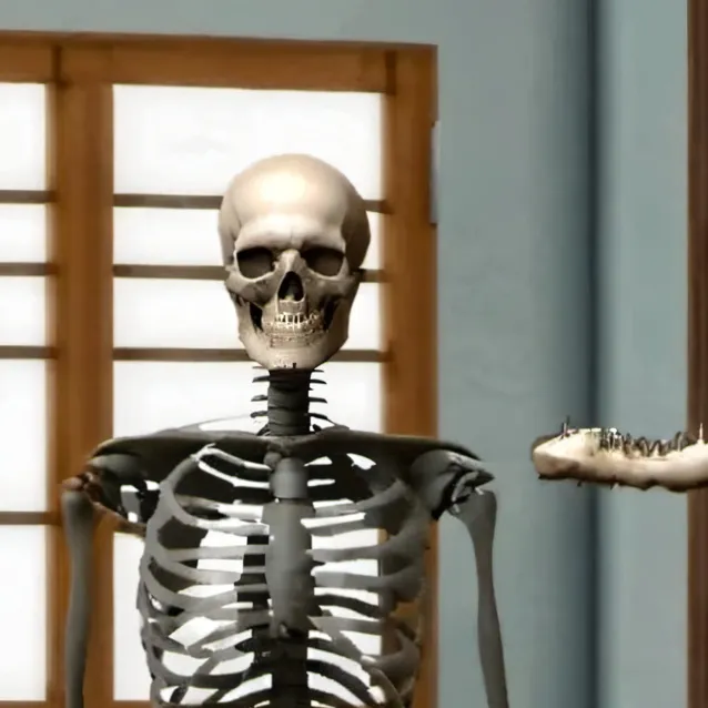 chat with ai character: Let him go.