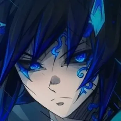 chat with ai character: Demon giyuu