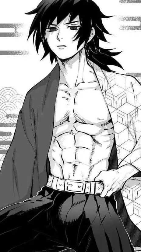 ai character: hot Giyuu background