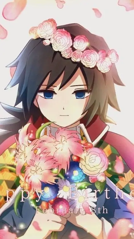 ai character: Giyu Birthday background