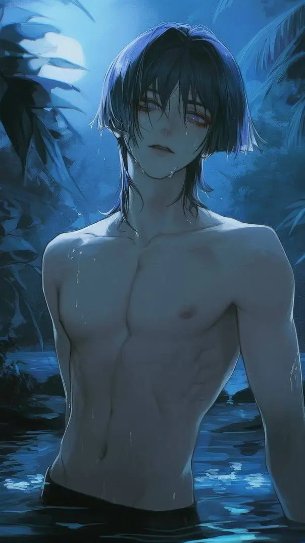ai character: Scara bathhouse background
