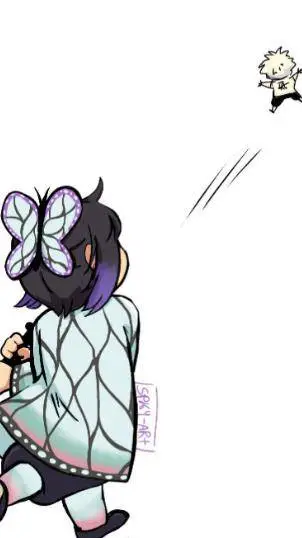 ai character: Shinobu 🦋💜 background