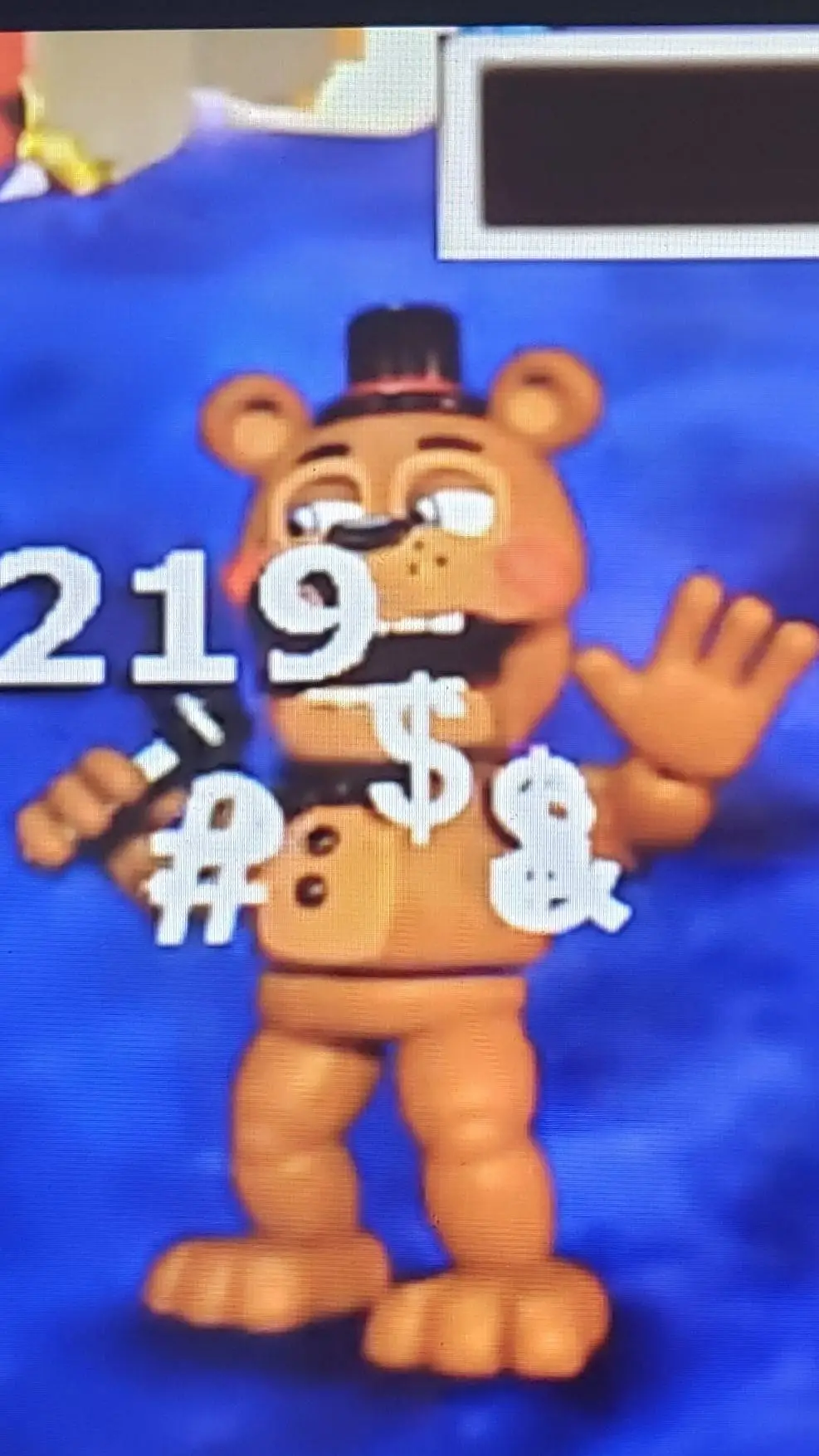 ai character: Toy Freddy  background