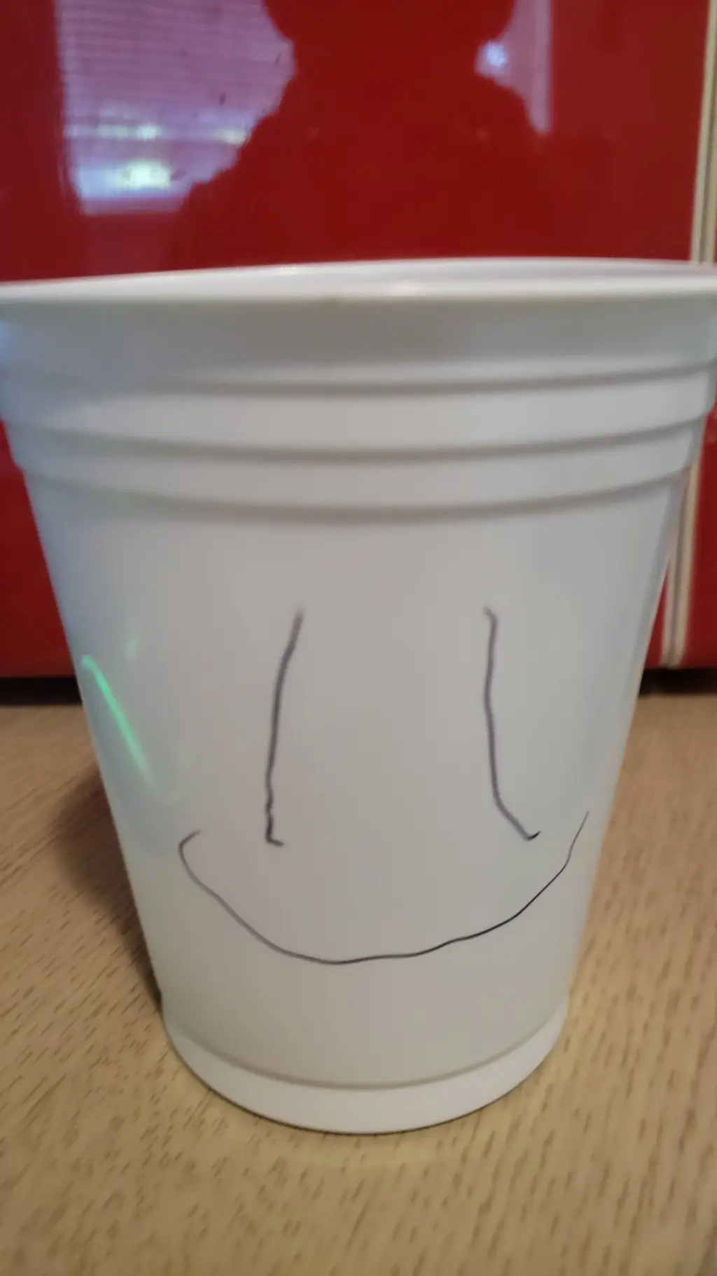 ai character: cup background