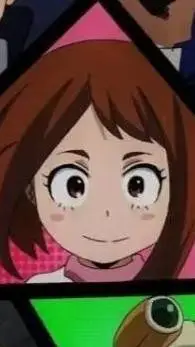 ai character: Uraraka  background