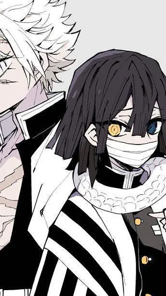 ai character: KNY-Sanemi y Obana background