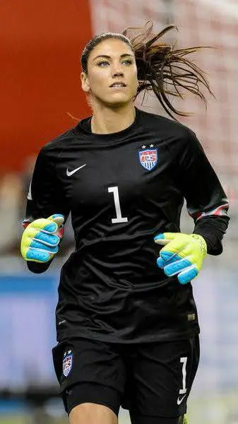 ai character: Hope Solo background