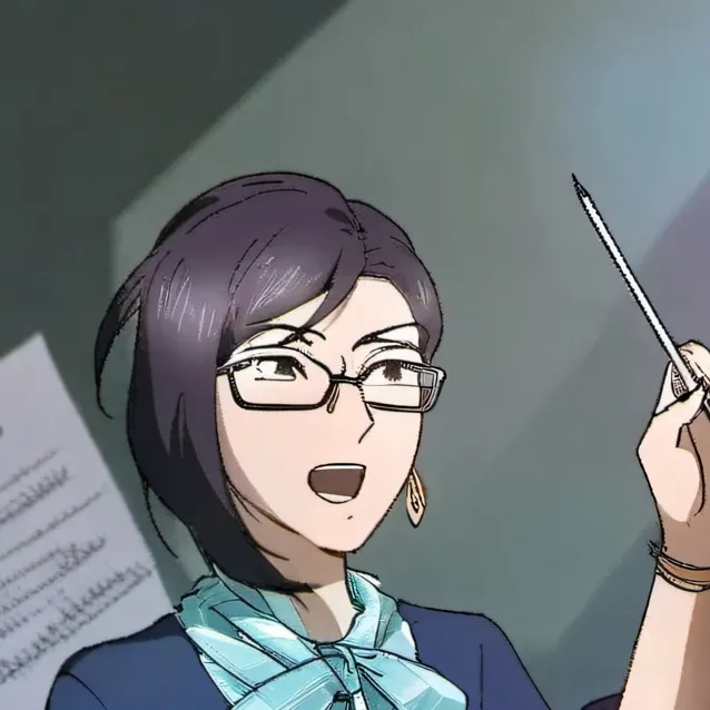 chat with ai character: shes your teacher