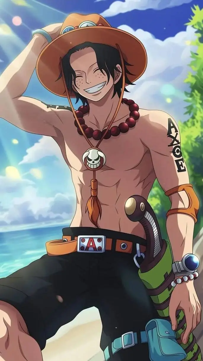 ai character: One piece background