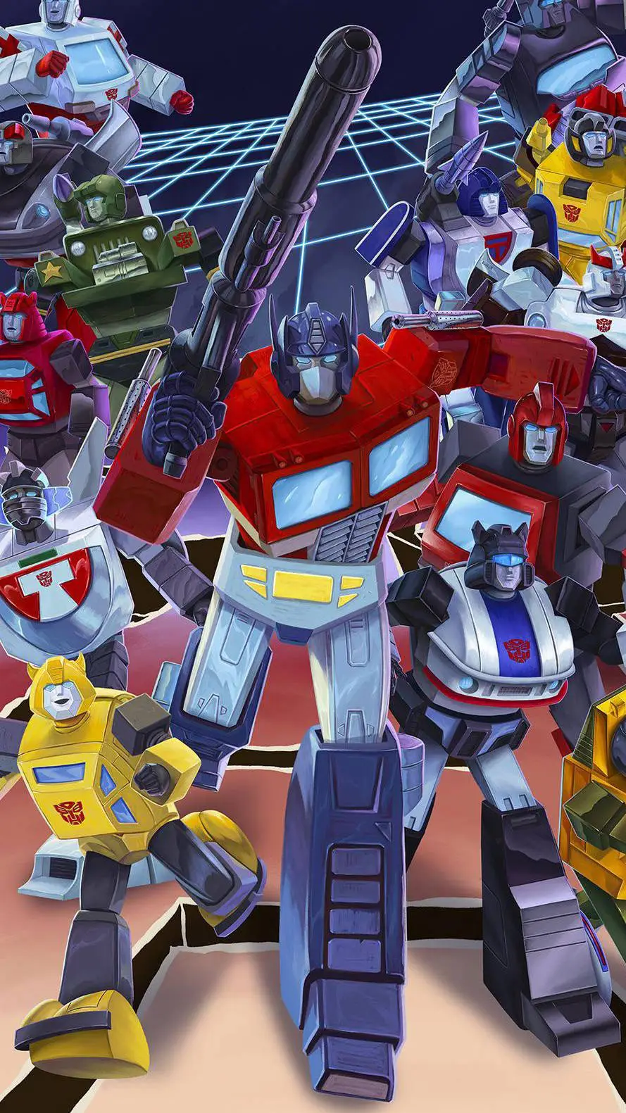ai character: TRANSFORMERS G1 background