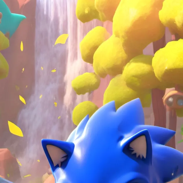 chat with ai character: Sonic in public 