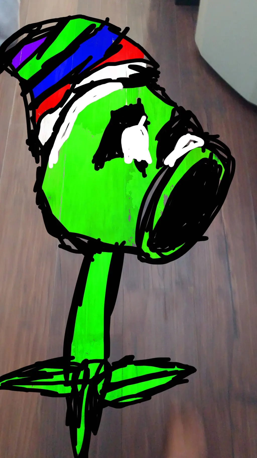 ai character: Peashooter's Birt  background