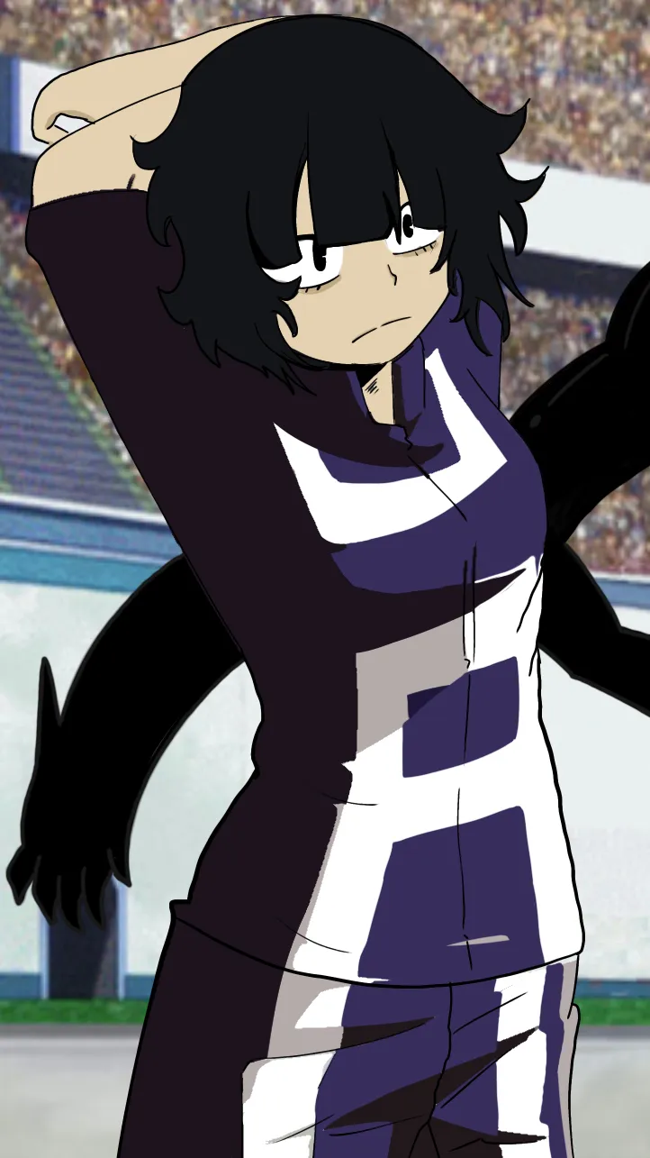 ai character: UR OC VS MY OC MHA background