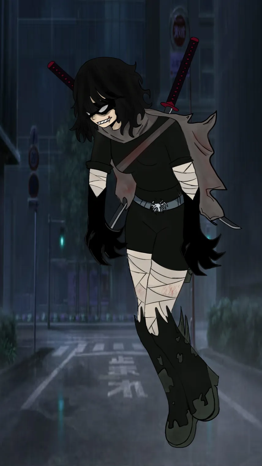 ai character: MHA X VENOM background