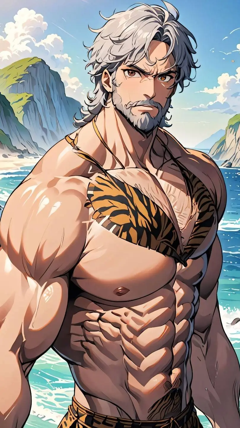 ai character: John twists fangs  background