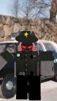 ai character: Police protogen background