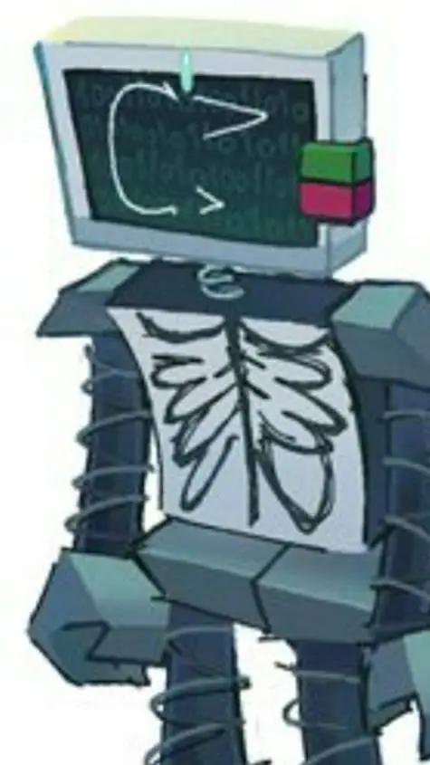 ai character: Badware 💻 background