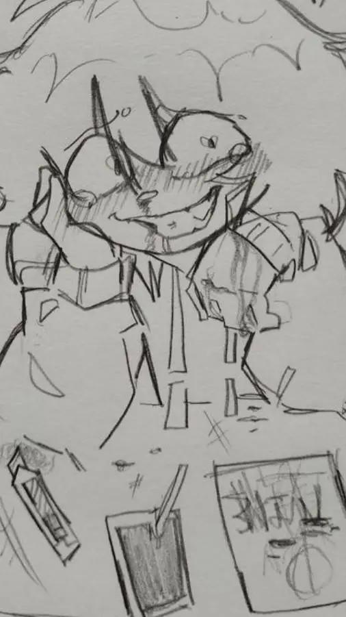 ai character: uzuren??? background