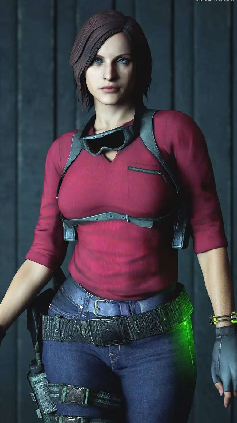 ai character: Claire Redfield  background