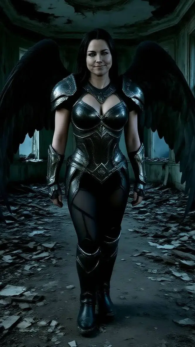 ai character: Amy Lee-Arcángel background