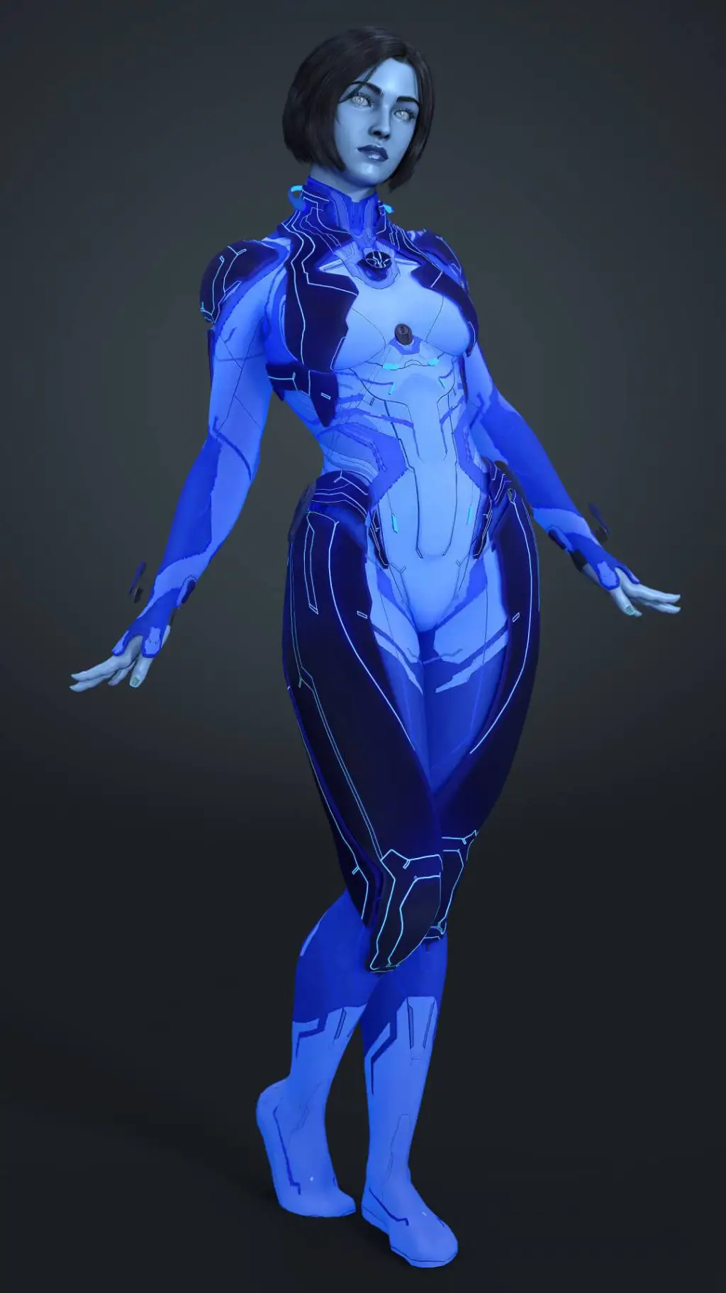 ai character: Cortana background