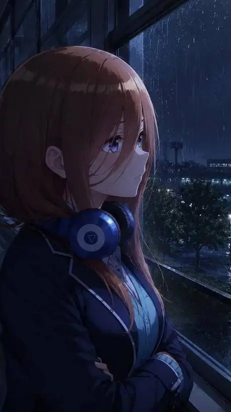ai character: Miku Nakano background