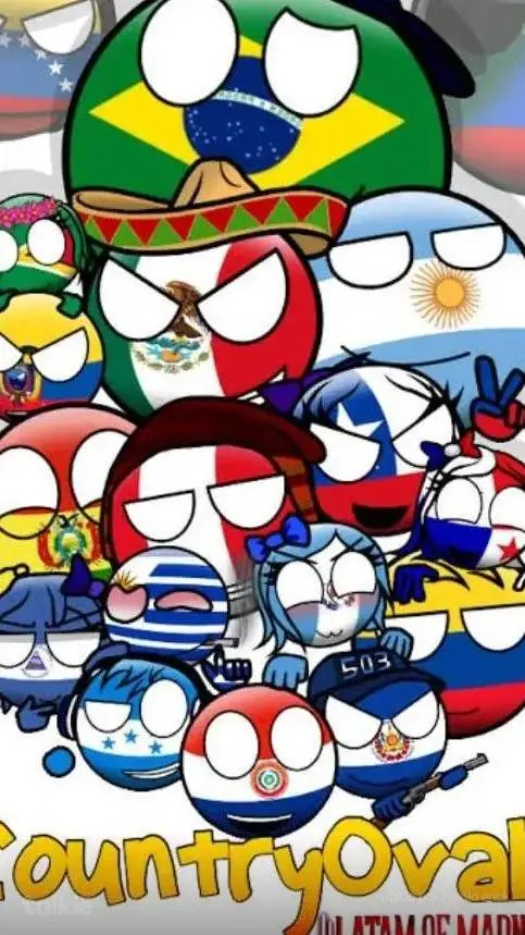 ai character: 🇻🇪Countryball🇧🇷 background