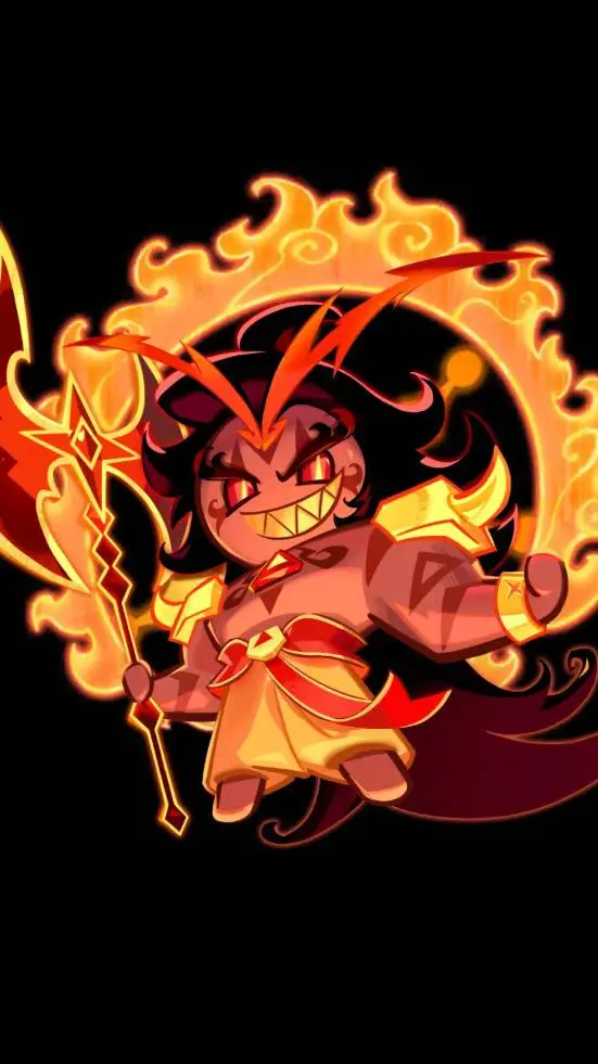 ai character: BurningSpiceCookie background