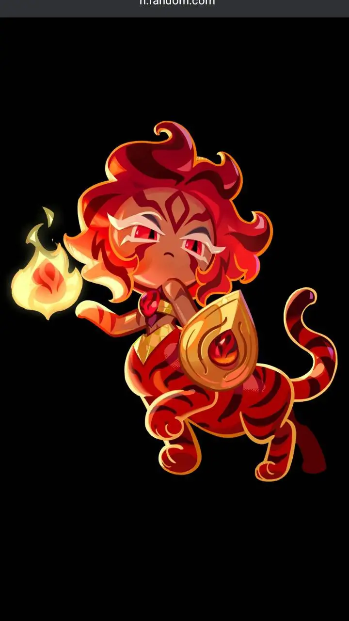 ai character: NutmegTiger Cookie background