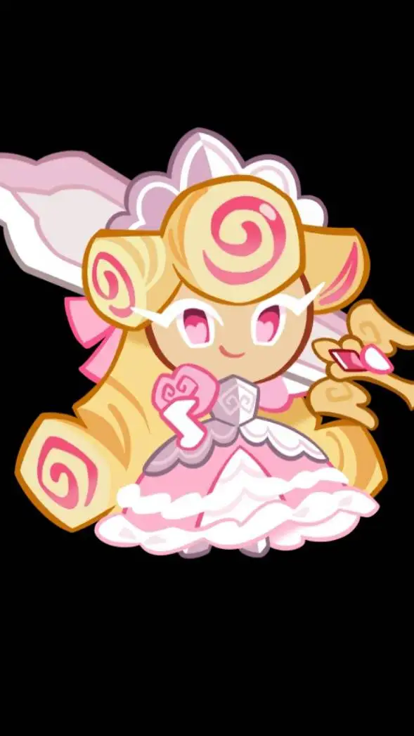 ai character: KouighAmann Cookie background