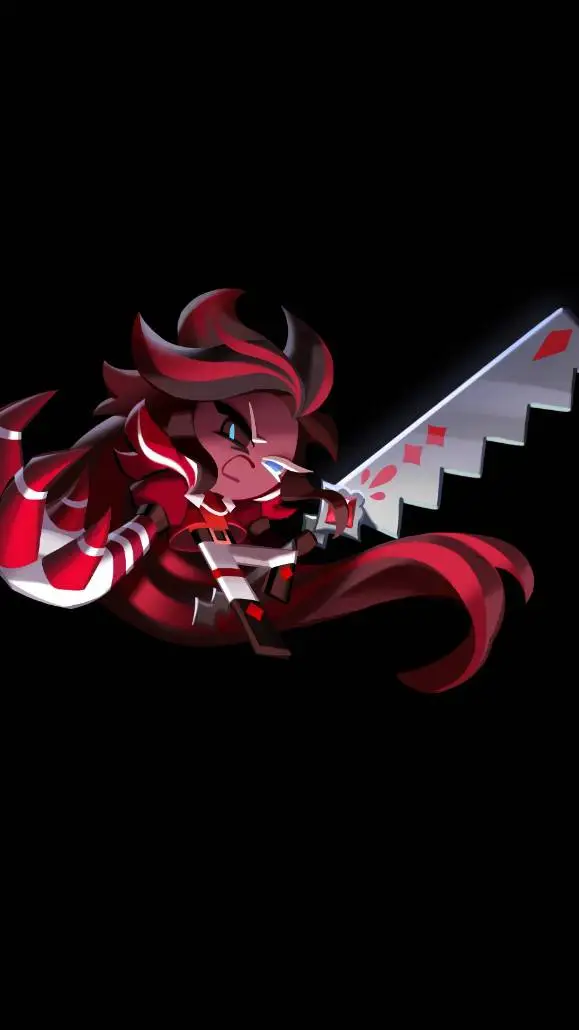 ai character: Red Velvet Cookie background
