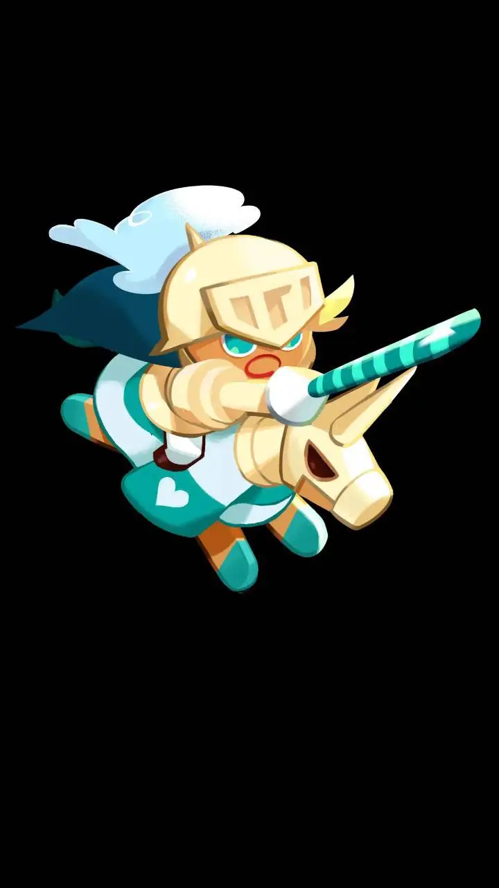 ai character: Knight Cookie 💠 background