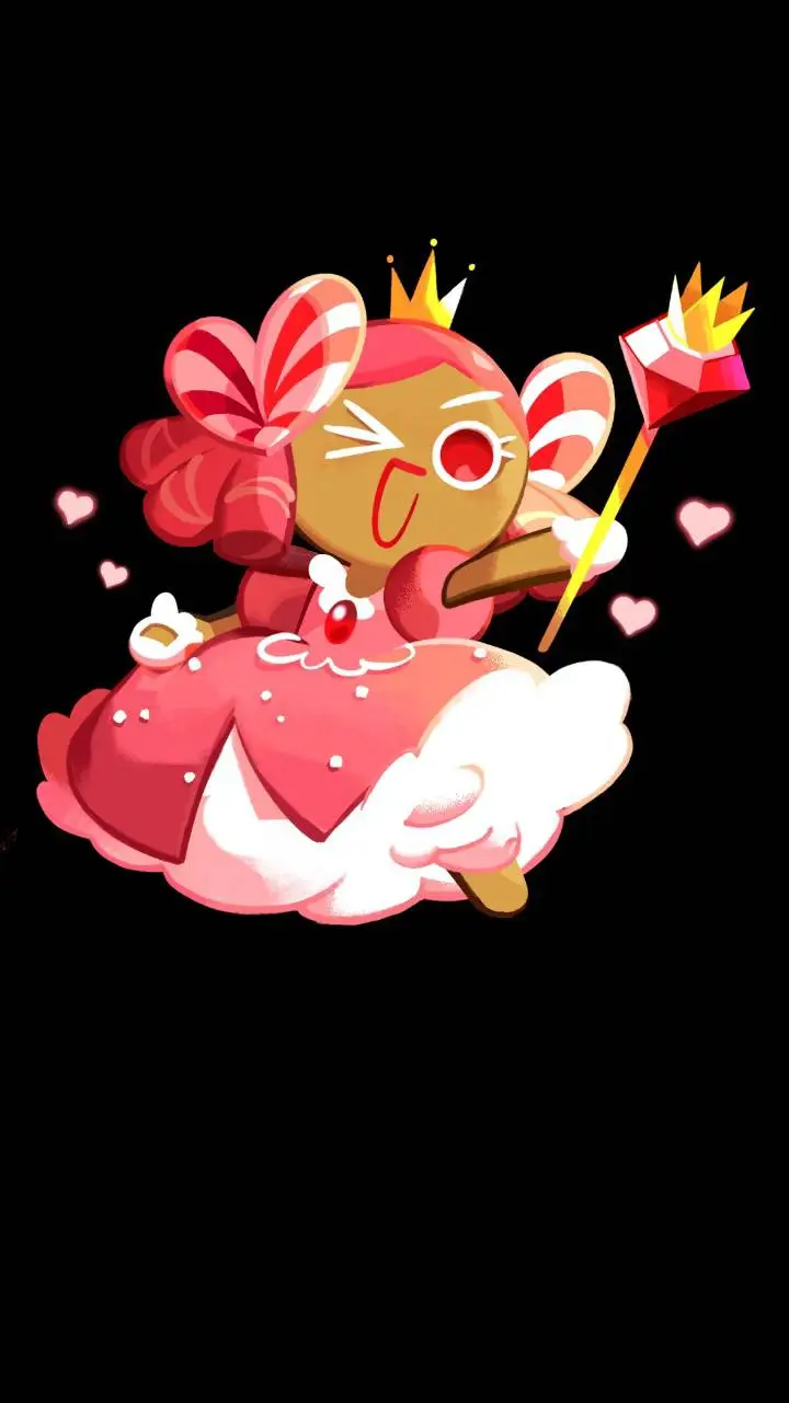 ai character: Princess cookie 👑💕 background