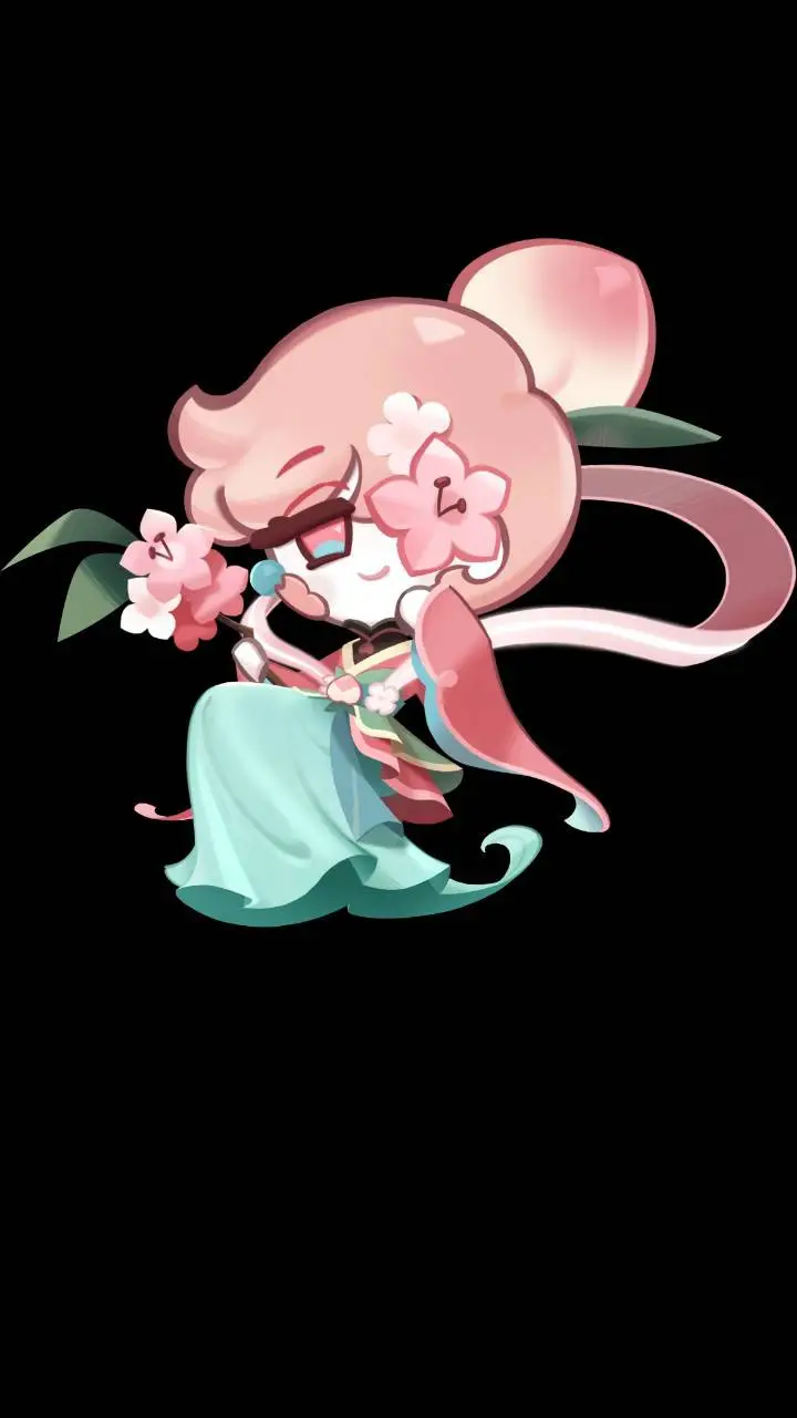 ai character: PeachBlossomCookie background