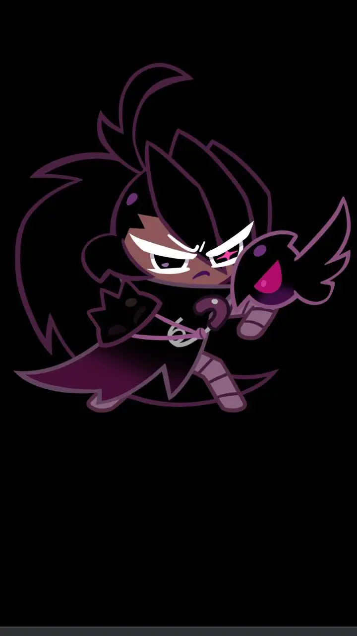 ai character: BlackRaisin Cookie background