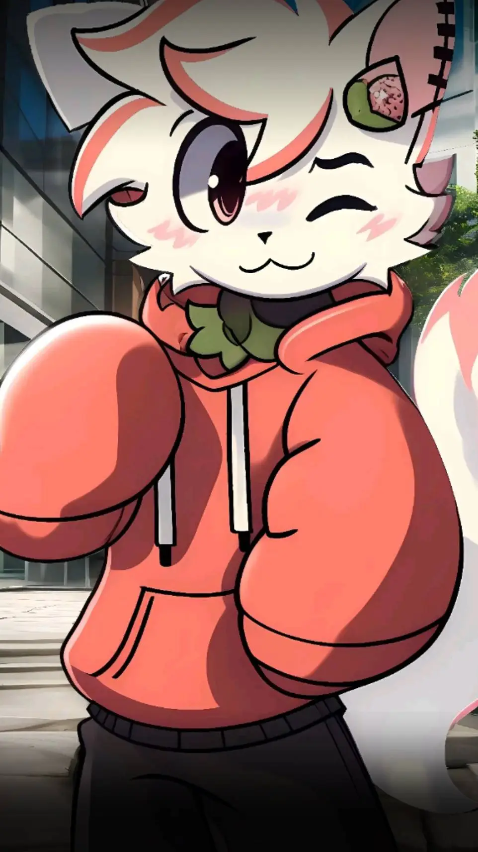 ai character: VERY MAD EVAN background