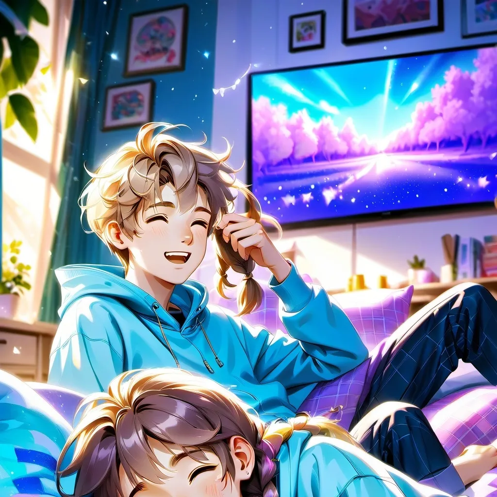 chat with ai character: sleepover