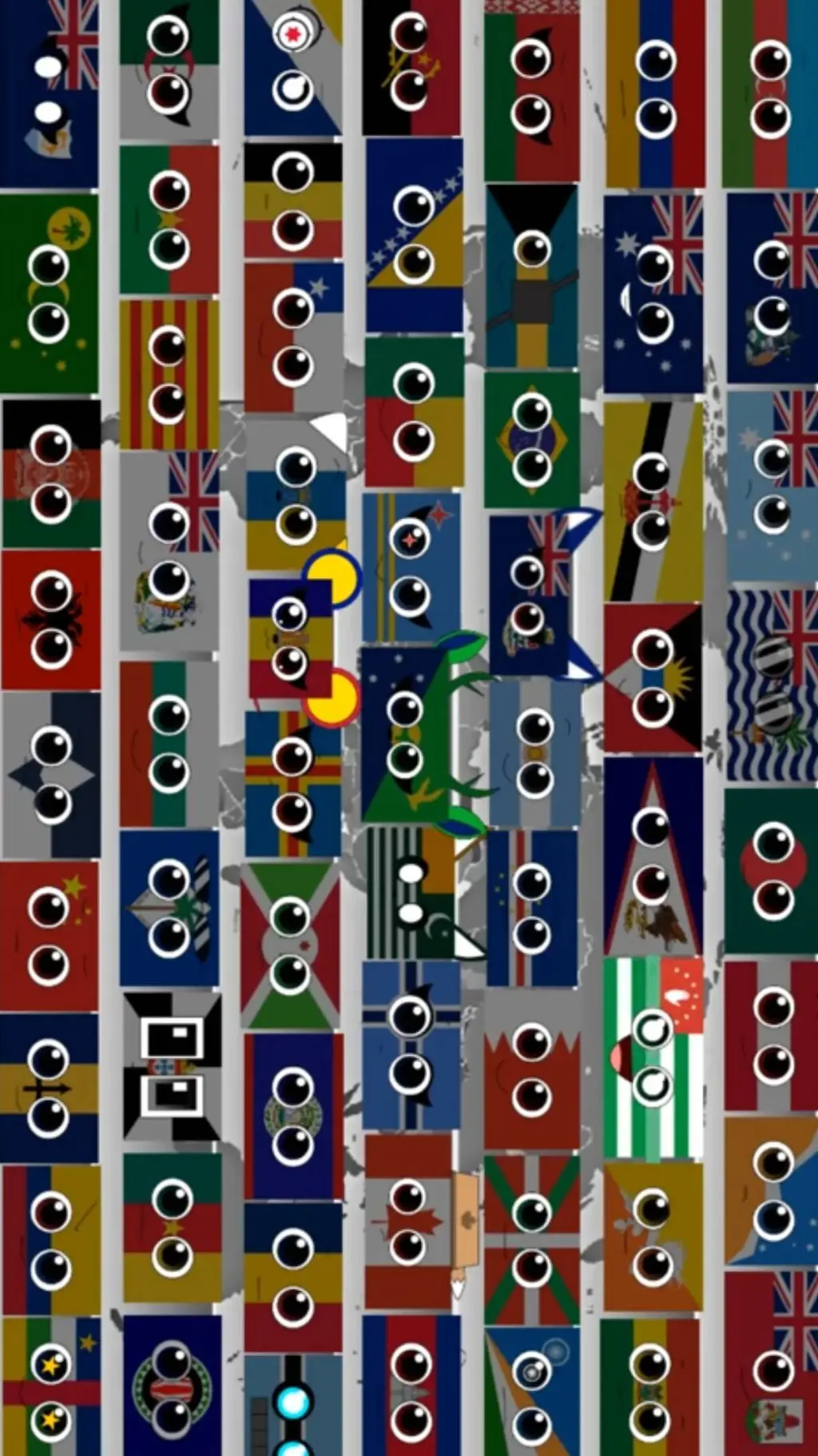 ai character: Flag band background