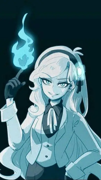 ai character: МЕЙБЛ РЕ. background