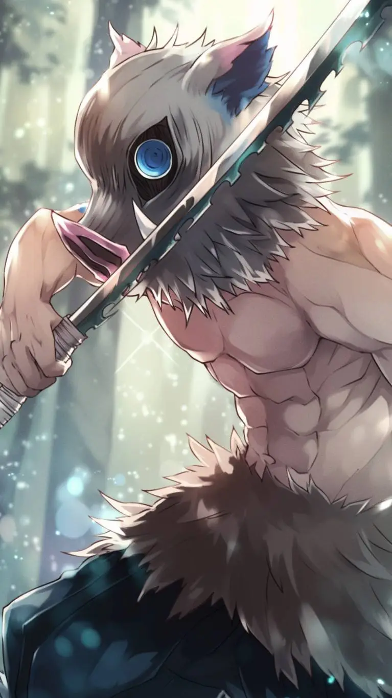 ai character: inosuke hasibara  background