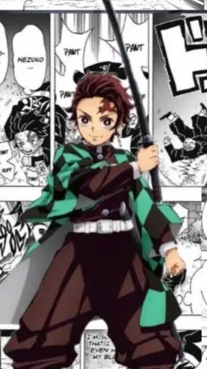 ai character: Demon Slayer  background