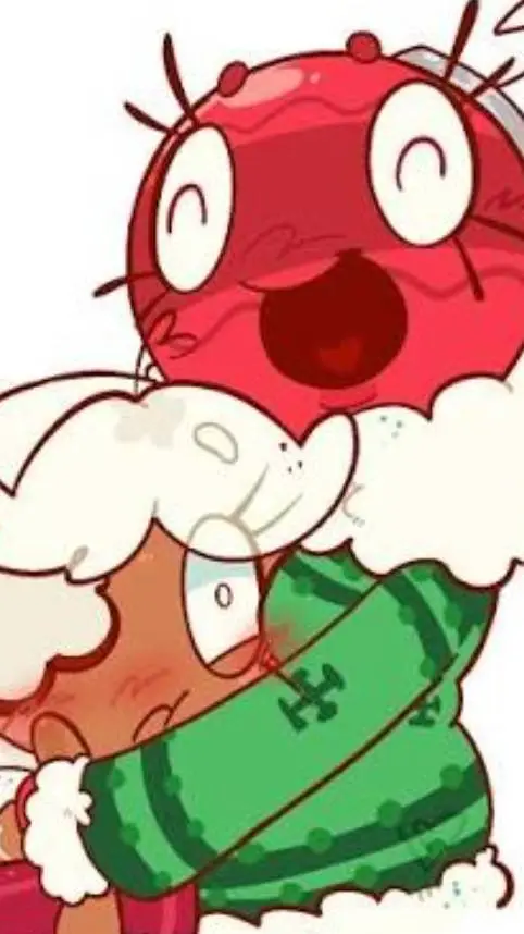 ai character: 🍪Ornamentcookie🎄 background