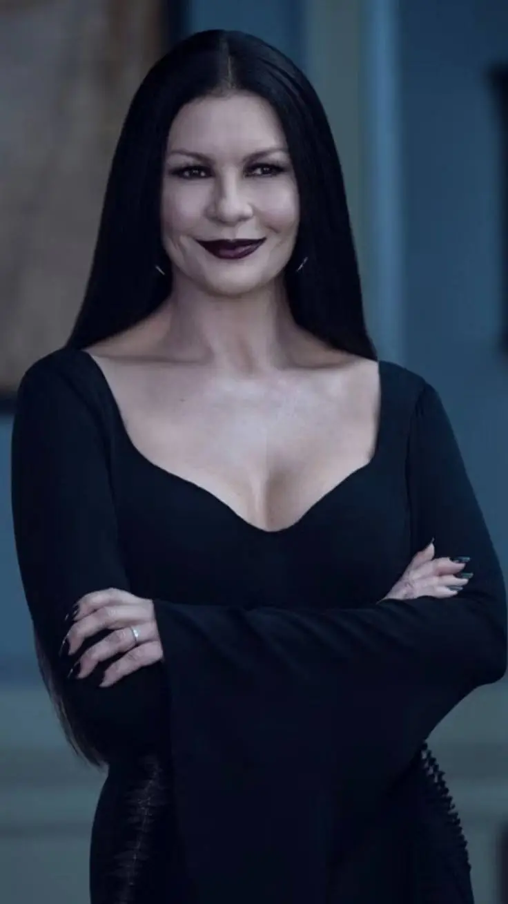 ai character: Morticia Addams background
