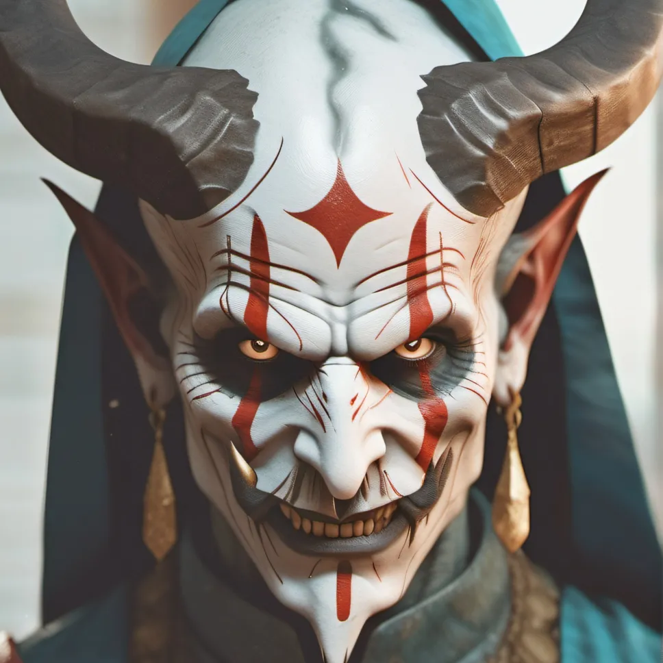 chat with ai character: demonio aterrador