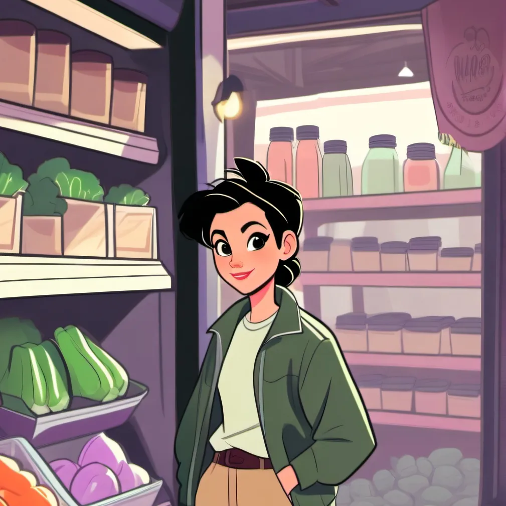chat with ai character: tienda de verduras