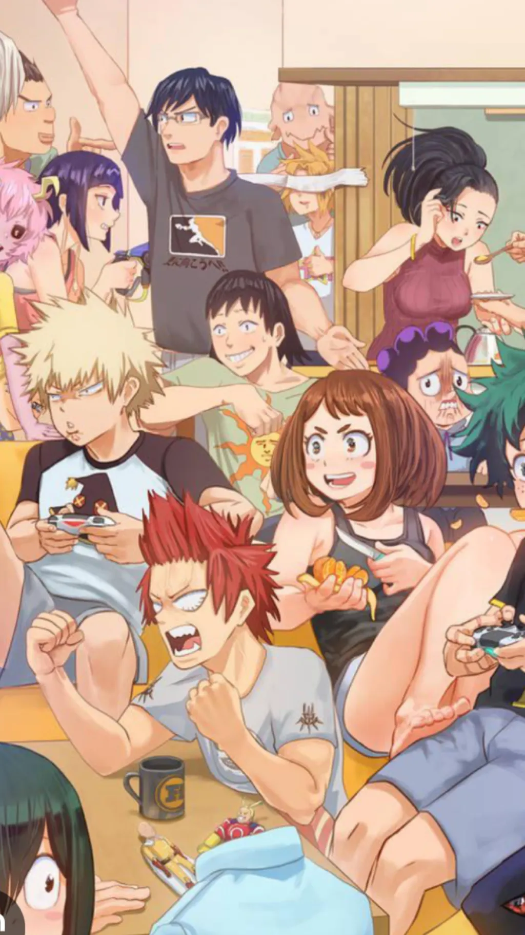 ai character: Denki ⚡️ background